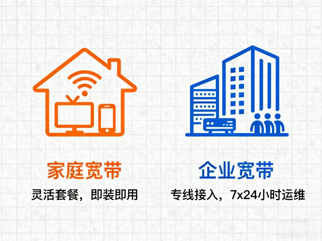 企业宽带太贵，公司办公用家庭宽带靠谱吗？