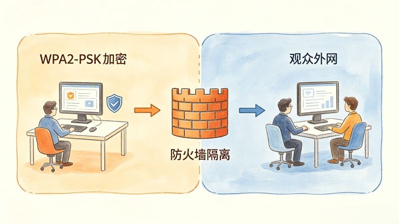 人流爆满也不掉线！北京展会网络搭建这样做