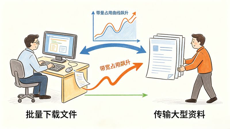 200人办公配200M专线，带宽限速有必要吗？