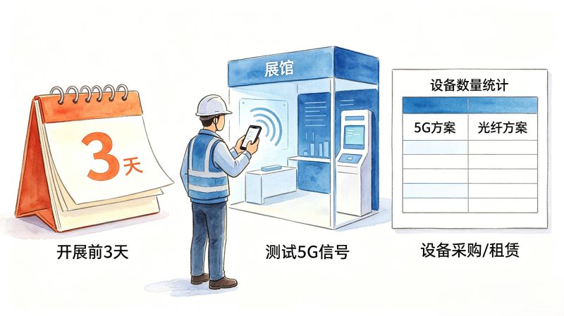 短租展位,如何低成本搭建临时办公网络? 短租展位,如何低成本搭建临时办公网络?