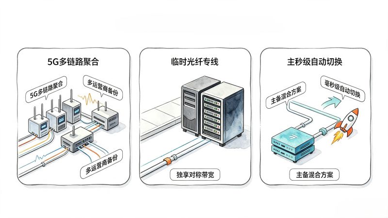 快闪活动人多就断网？临时专用网络解决卡顿掉线难题