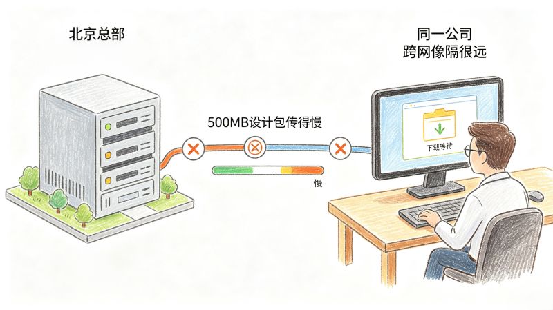 总部在北京,分公司在成都:传个文件怎么这么慢? 总部在北京,分公司在成都:传个文件怎么这么慢?