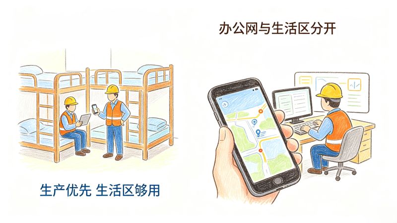 工地项目部的一天:没有宽带的地方,网从哪来? 工地项目部的一天:没有宽带的地方,网从哪来?