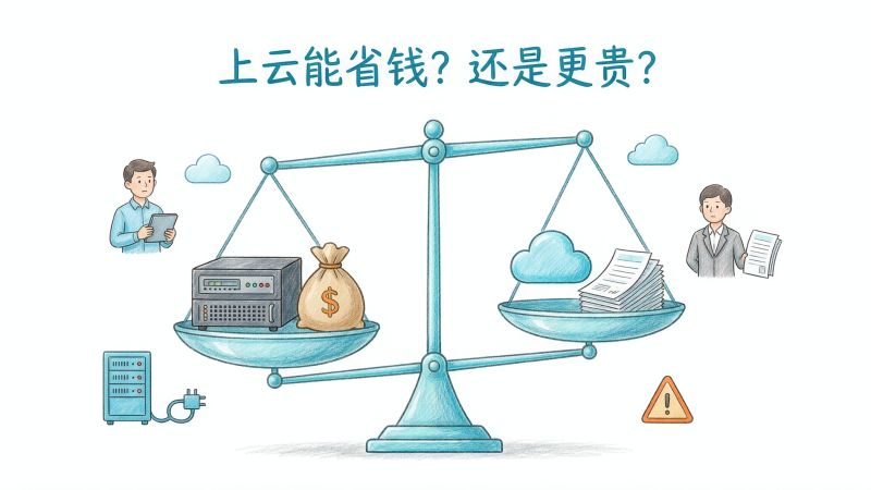 上云到底省不省钱?算一笔三年的账 上云到底省不省钱?算一笔三年的账